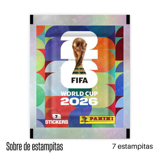 Sobre de Estampas Panini Mundial FIFA 2026