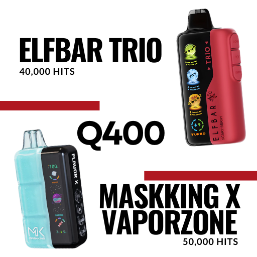 ELFBAR TRIO & MASKKING VAPORZONE