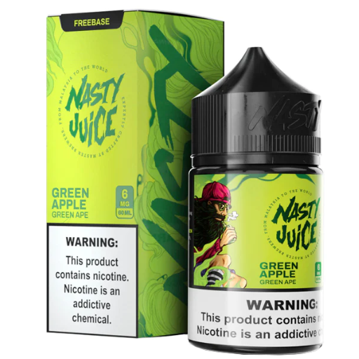 Nasty Juice Green Apple (Green Ape) 3mg